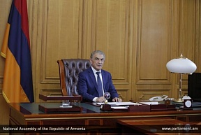 А.Баблоян поздравил Председателя Госдумы ФС РФ В.Володина и Председателя СФ ФС РФ В.Матвиенко А.Баблоян поздравил Председателя Госдумы ФС РФ В.Володина и Председателя СФ ФС РФ В.Матвиенко