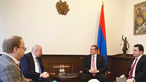 Ռուսաստանի Դեսպան Ս.Պ.Կոպիրկինի հանդիպման մասին Բարձրագույն դատական խորհրդի Նախագահ Ա.Աթաբեկյանի հետ
