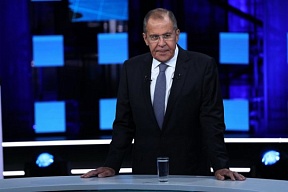 Выступление Сергея Лаврова на ток-шоу «Большая игра» на «Первом канале» Выступление Сергея Лаврова на ток-шоу «Большая игра» на «Первом канале»