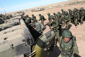 В горах Армении начались курсы интенсивной подготовки с военнослужащими ЮВО