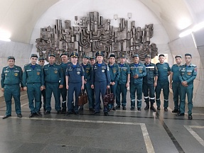 В июле нашим Центром организовано обучение специалистов спасательной службы МВД Армении по программе «Методы тушения крупных пожаров в метрополитене и в подземных сооружениях»