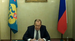 Выступление Министра иностранных дел России С.В.Лаврова в ходе совещания о российской миротворческой миссии в Нагорном Карабахе в режиме видеоконференции