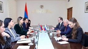 О встрече Посла России С.П.Копыркина с Министром юстиции Армении С.Галян