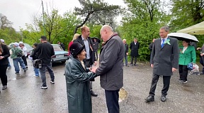Об участии Посла России С.П.Копыркина в высадке деревьев в Парке Победы г.Еревана в память о павших на фронтах Великой Отечественной войны