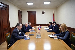 Ռուսաստանի Դեսպան Ս.Պ.Կոպիրկինի հանդիպման մասին Հայաստանի Հանրապետության պետական ​​եկամուտների կոմիտեի նորանշանակ Նախագահ Է.Ն.Հակոբյանի հետ