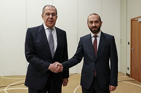 В рамках визита в Минск С.В.Лавров провел переговоры с Министром иностранных дел Армении А.С.Мирзояном